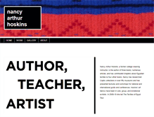 Tablet Screenshot of nancyhoskins.com